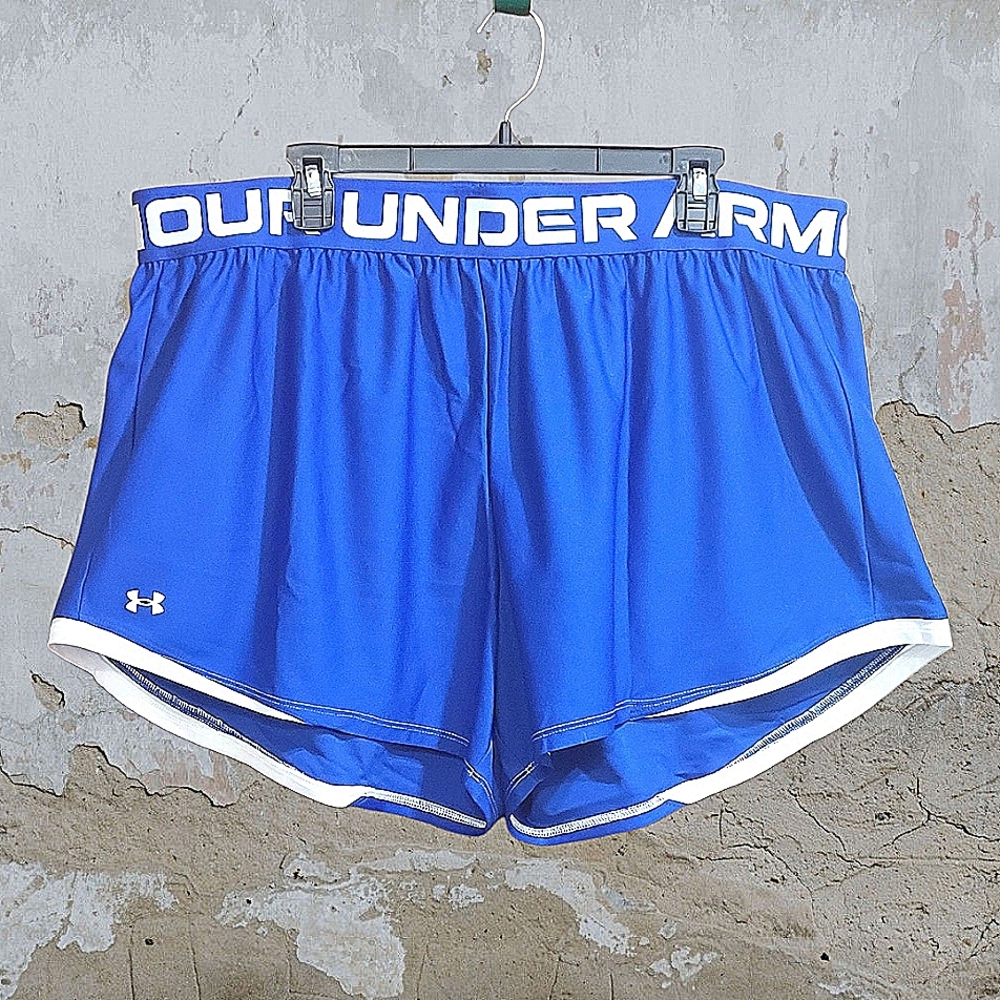 🆑️ CLEARANCE Under Armour Blue Play Up 2.0 Shorts Size 2X